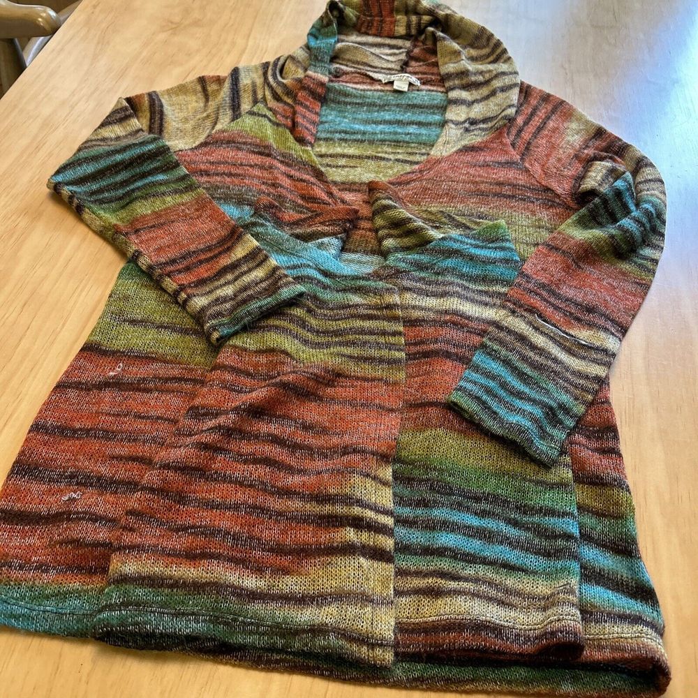 Energe World Wear Cardigan Long‎ Sleeve Multicolor Medium